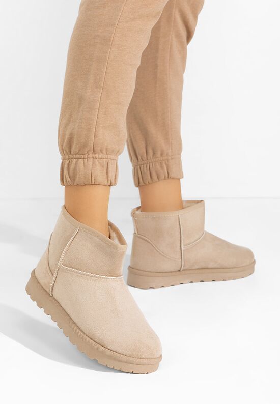 Χειμερινά Αρβυλάκια γυναικείες Patty μπεζ, Μέγεθος: 39- zapatos