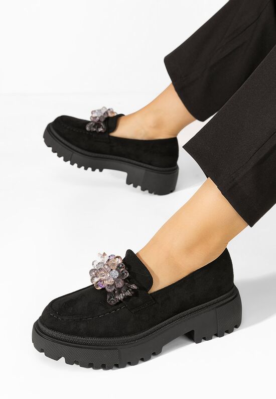 Loafers γυναικεια Amilla μαύρα, Μέγεθος: 40- zapatos