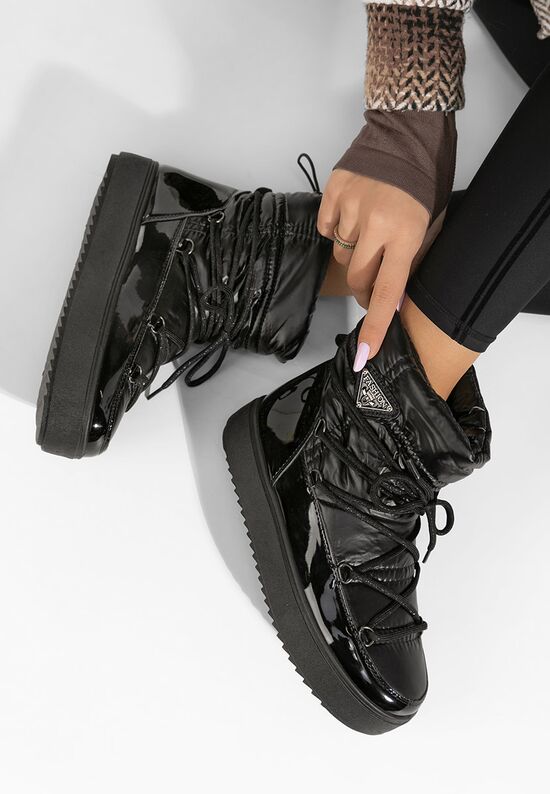 Γυναικείες Μπότες Χιονιού Andaraia Μαύρα, Μέγεθος: 37- zapatos