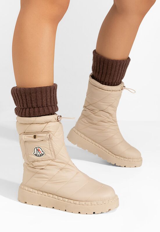 Γυναικείες Μπότες Χιονιού Kisena χακι, Μέγεθος: 40- zapatos