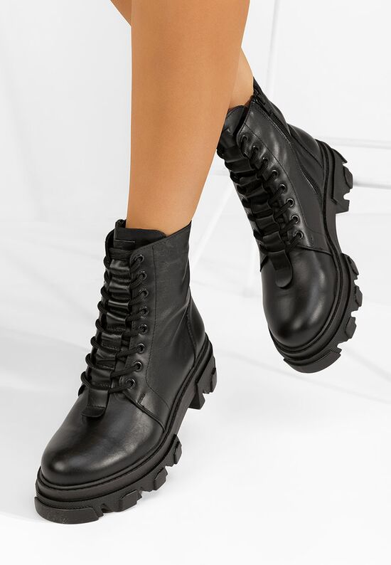 Αρβυλάκια δερματινα Kimberlie μαύρα, Μέγεθος: 37- zapatos