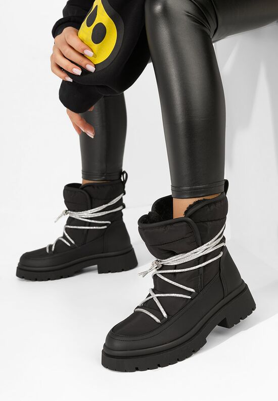 Γυναικείες Μπότες Χιονιού Haydee Μαύρα, Μέγεθος: 39- zapatos