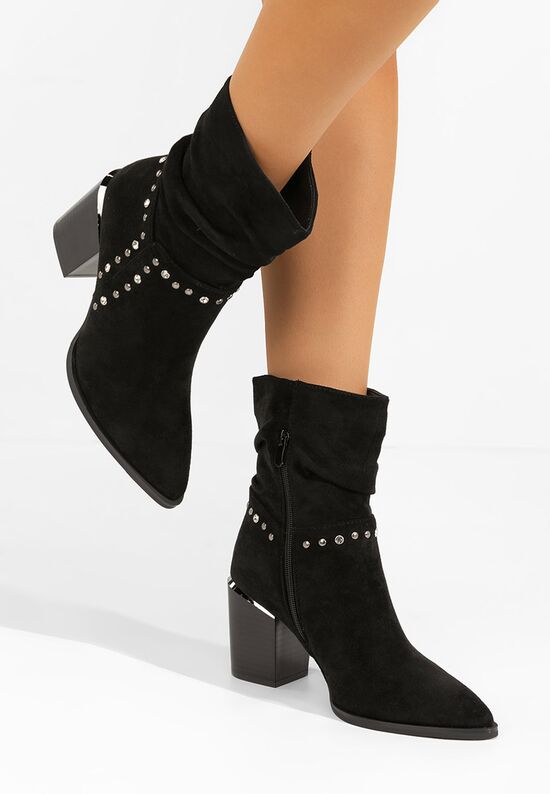 Γυναικεία Μποτάκια Cowboy Madisine V2 Μαύρα, Μέγεθος: 39- zapatos