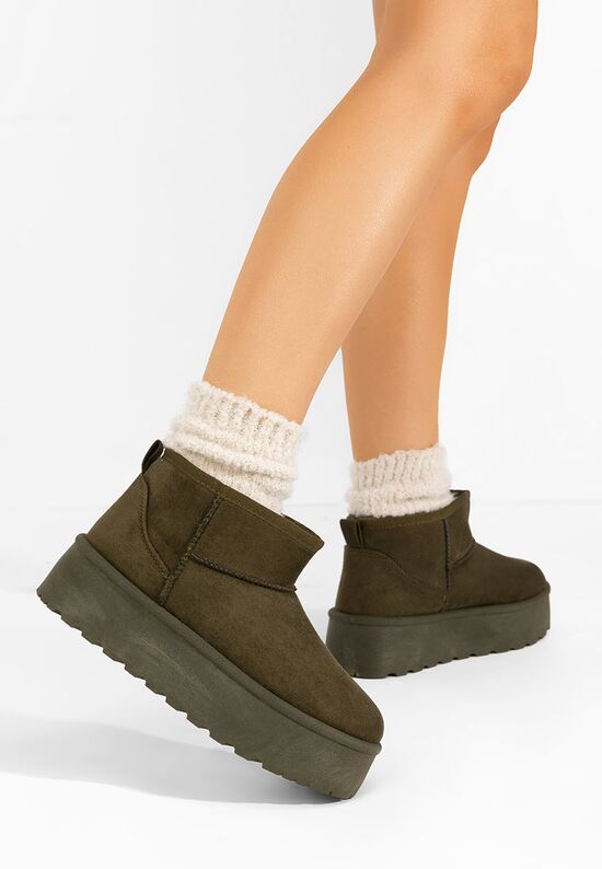 Μπότες με πλατφόρμα Savieda V5 πρασινο, Μέγεθος: 41- zapatos