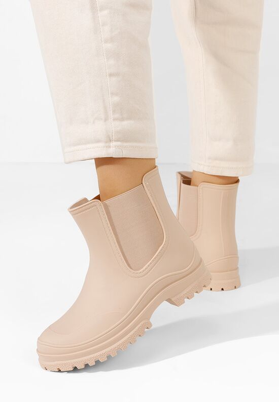 Γυναικεία Μποτάκια Idecsa μπεζ, Μέγεθος: 40- zapatos