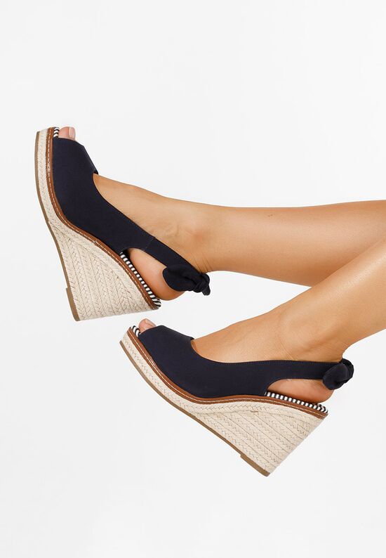 Πέδιλα πλατφόρμες Ashly Νειβι, Μέγεθος: 40- zapatos