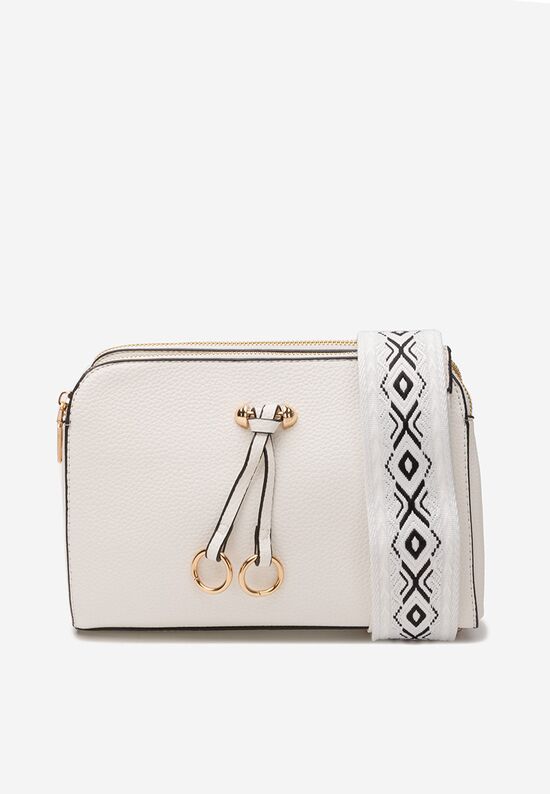 Τσάντα ωμου Vibrant ασπρη ελεφαντοδοντο, Μέγεθος: ONESIZE- zapatos