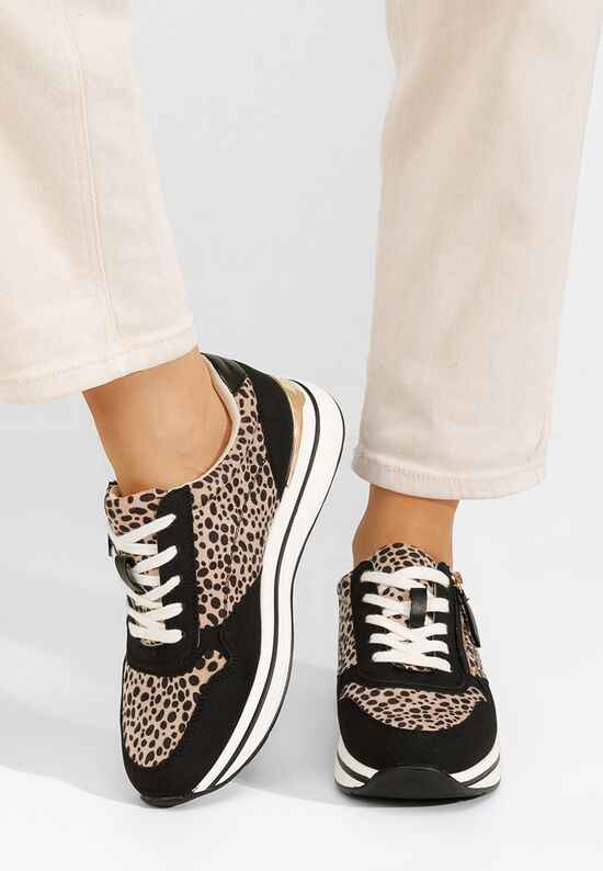 Sneakers γυναικεια Marilou μαύρα, Μέγεθος: 38- zapatos