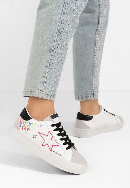 Γυναικεία sneakers Williamira λευκά, Μέγεθος: 41- zapatos