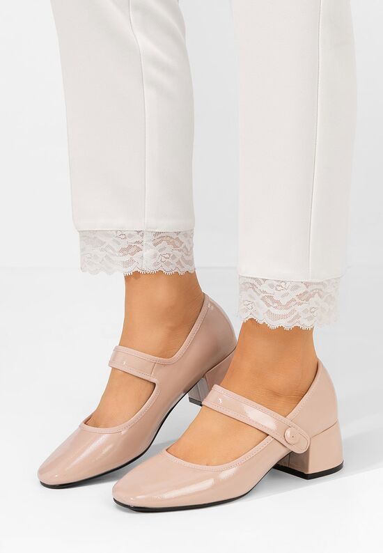 Γοβες Annaliese μπεζ, Μέγεθος: 36- zapatos