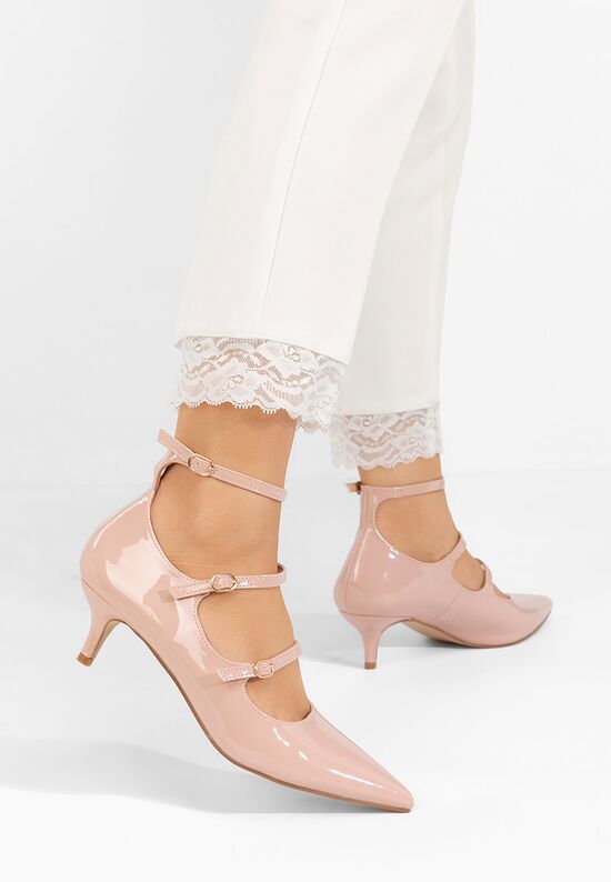 Γόβες στιλέτο Ginny μπεζ, Μέγεθος: 36- zapatos