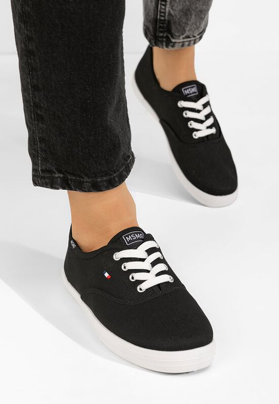 Γυναικεία sneakers Mikki μαύρα, Μέγεθος: 39- zapatos