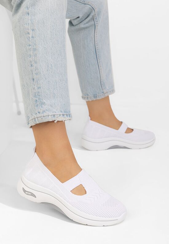 Casual παπουτσια γυναικεια Freeda λευκά, Μέγεθος: 38- zapatos