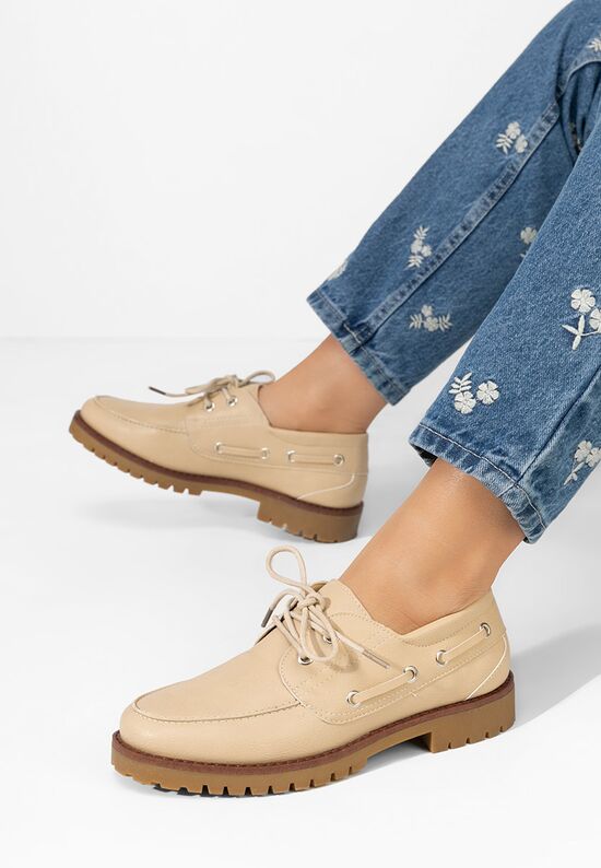 Casual παπουτσια γυναικεια Krystyna μπεζ, Μέγεθος: 38- zapatos