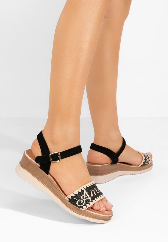 Aνατομικά πεδιλα Lavone Μαύρα, Μέγεθος: 37- zapatos