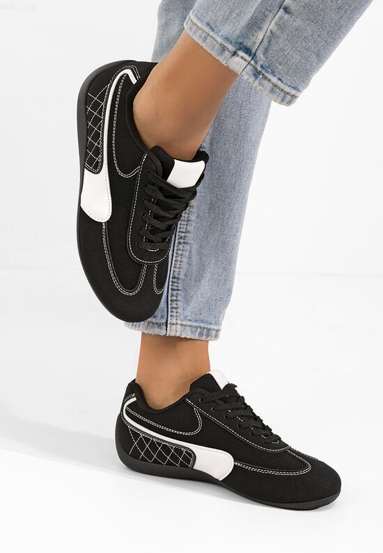 Sneakers γυναικεια Iaryana μαύρα, Μέγεθος: 37- zapatos