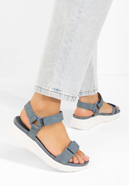 Aνατομικά πεδιλα Mulansa μπλε, Μέγεθος: 41- zapatos