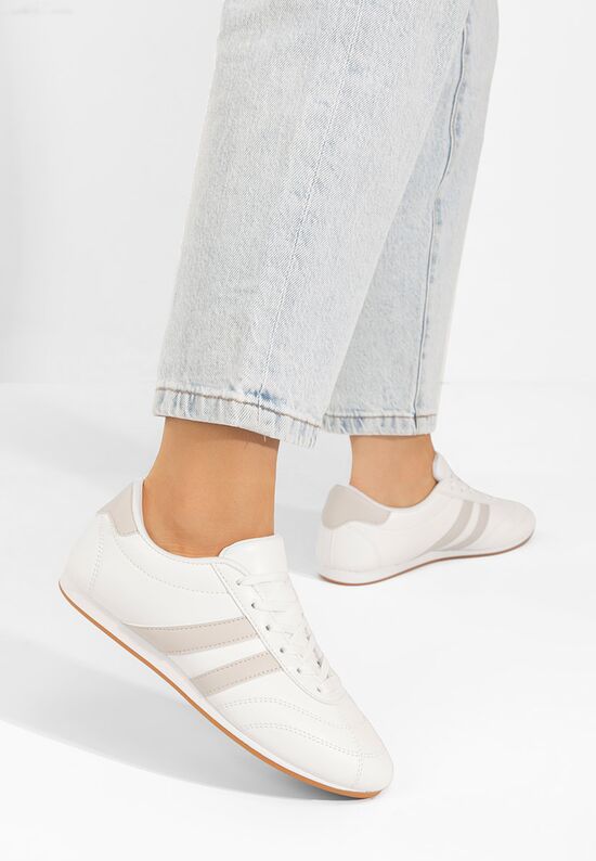 Sneakers γυναικεια Katlyna μπεζ, Μέγεθος: 39- zapatos