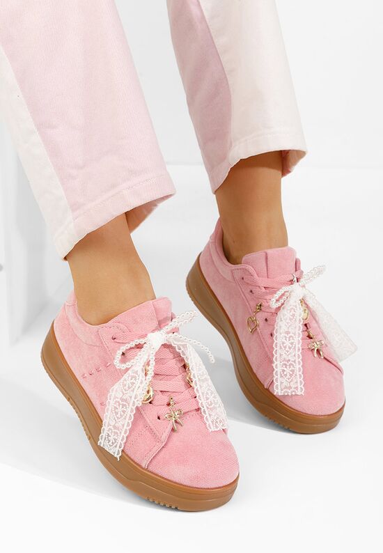 Sneakers γυναικεια Ynchara ροζ, Μέγεθος: 40- zapatos