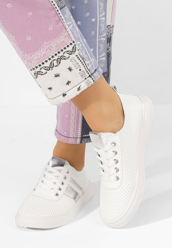 Casual παπουτσια γυναικεια Heayli V4 λευκά, Μέγεθος: 38- zapatos