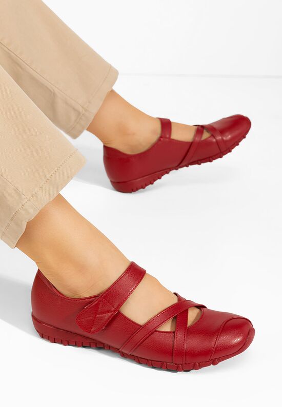 Γυναικεία μπαλαρίνεσ Espada κοκκινο, Μέγεθος: 39- zapatos