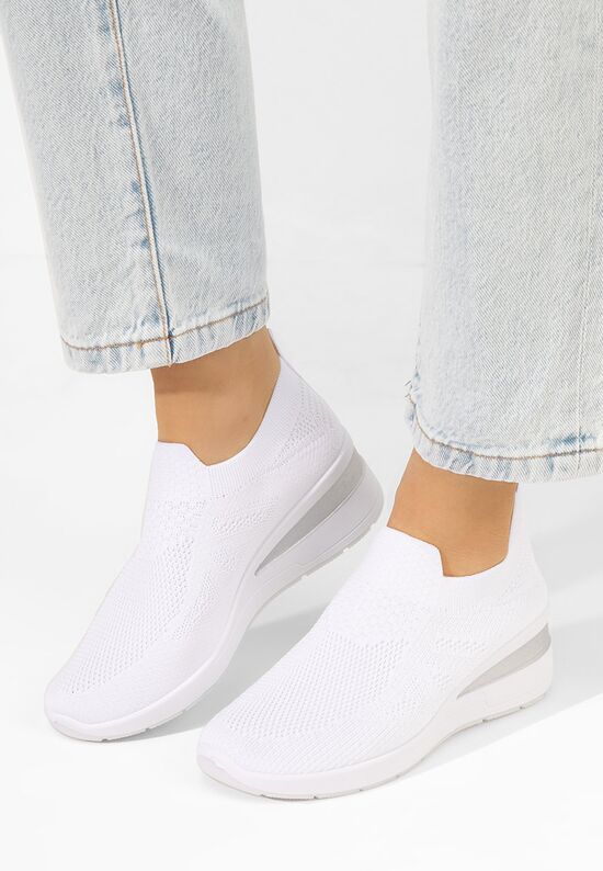 Γυναικεία Πάνινα Slip-On Tresty λευκά, Μέγεθος: 40- zapatos