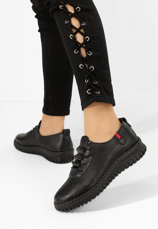 Sneakers γυναικεια Petrina μαύρα, Μέγεθος: 39- zapatos