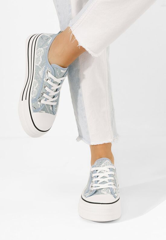 Γυναικεία sneakers Rozanna Τζιν, Μέγεθος: 40- zapatos