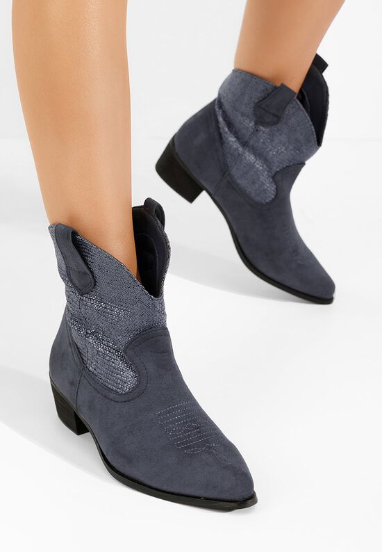 Γυναικεία Μποτάκια Cowboy Lusilda Νειβι, Μέγεθος: 38- zapatos