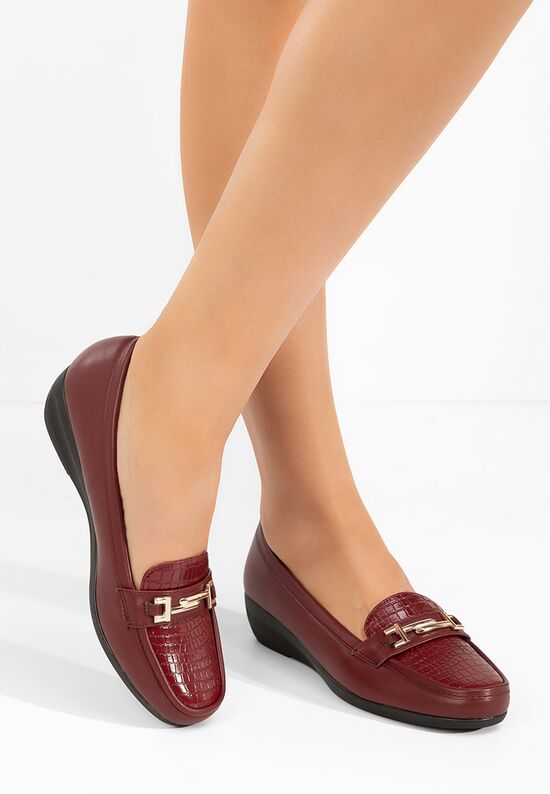 Μοκασίνια γυναικεια Mabelle κοκκινο, Μέγεθος: 41- zapatos