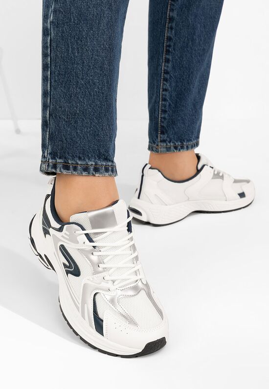 Sneakers γυναικεια Claria λευκά, Μέγεθος: 43- zapatos