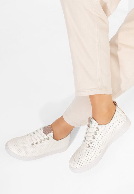 Casual παπουτσια γυναικεια Capricia V3 λευκά, Μέγεθος: 39- zapatos