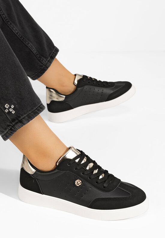 Sneakers γυναικεια Zova μαύρα, Μέγεθος: 37- zapatos