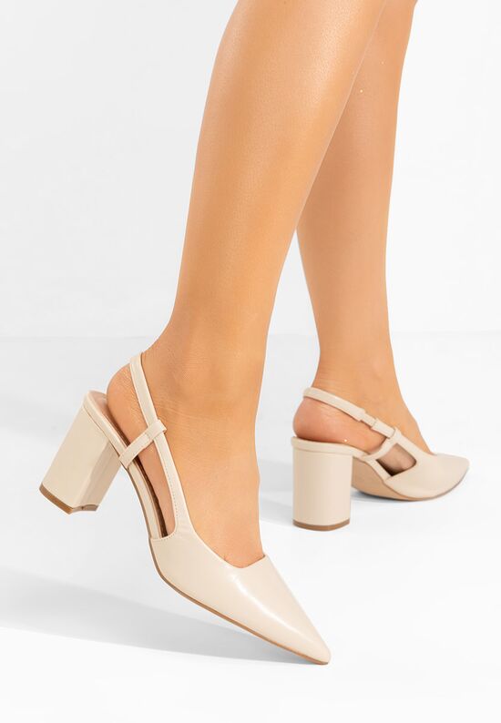 Γοβες Barria μπεζ, Μέγεθος: 41- zapatos