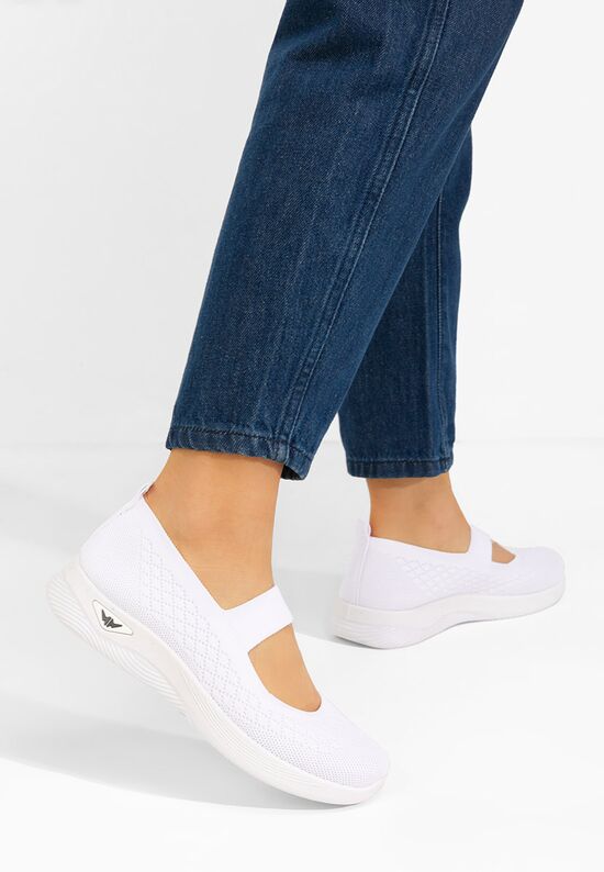 Casual παπουτσια γυναικεια Wondia λευκά, Μέγεθος: 39- zapatos