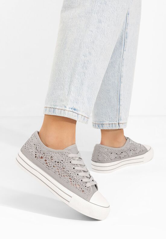 Γυναικεία sneakers Mylanca γκρι, Μέγεθος: 39- zapatos