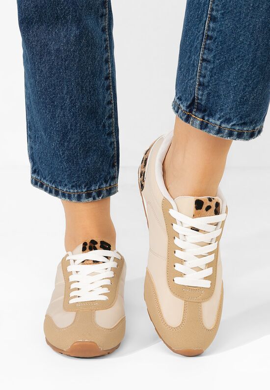 Sneakers γυναικεια Dorila χακι, Μέγεθος: 41- zapatos
