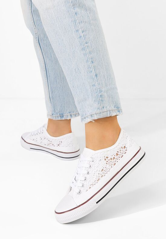 Γυναικεία sneakers Comra λευκά, Μέγεθος: 39- zapatos