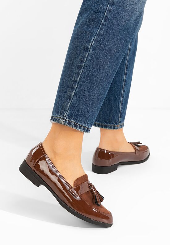 Loafers γυναικεια Kayia καφε, Μέγεθος: 40- zapatos