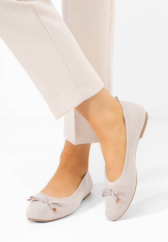 Γυναικείες μπαλαρίνες Tifani V2 μπεζ, Μέγεθος: 41- zapatos