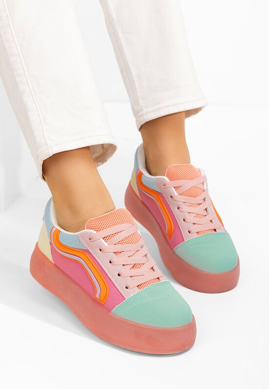 Sneakers γυναικεια Davira πολυχρωμο, Μέγεθος: 37- zapatos