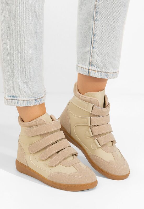 Sneakers αστραγαλου γυναικεια Fluvia χακι, Μέγεθος: 38- zapatos