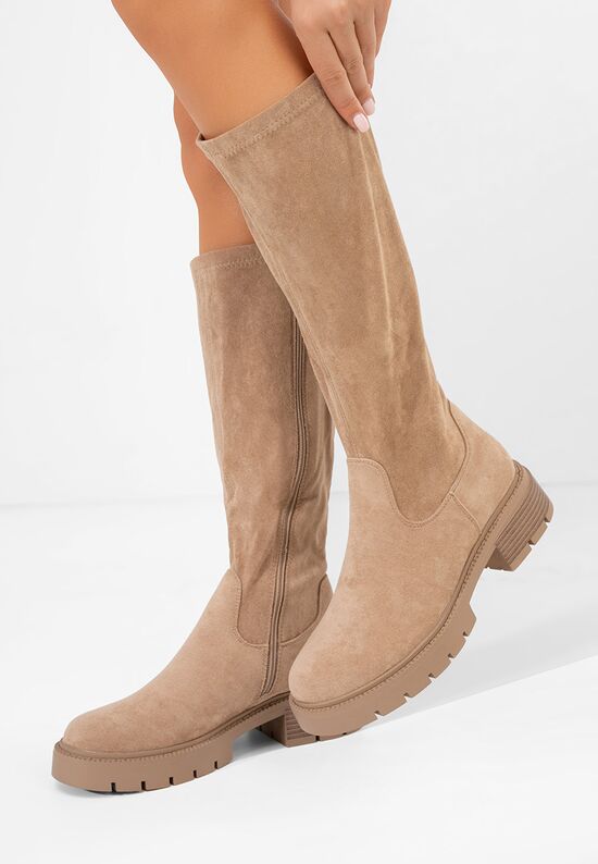 Γυναικείες μποτες Nicoua χακι, Μέγεθος: 39- zapatos