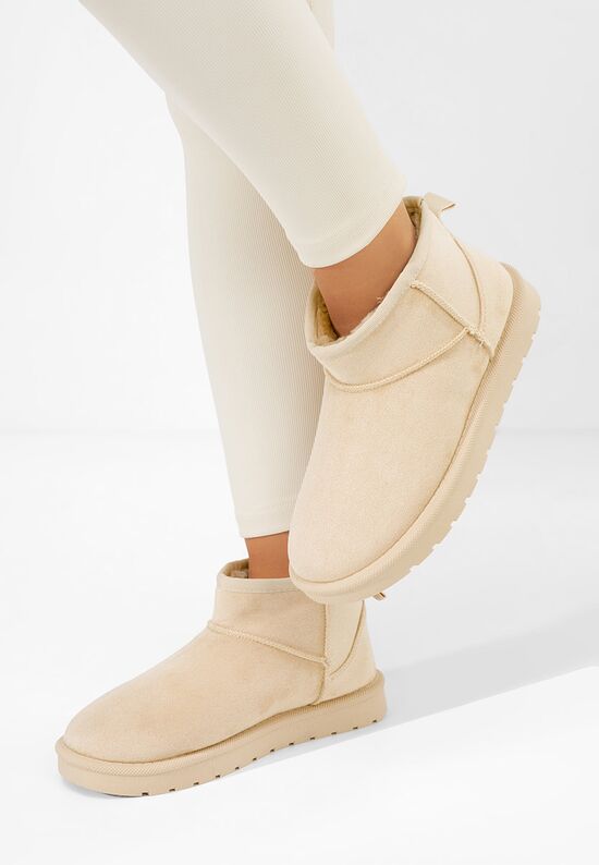 Μπότες τύπου UGG Felica μπεζ, Μέγεθος: 39- zapatos
