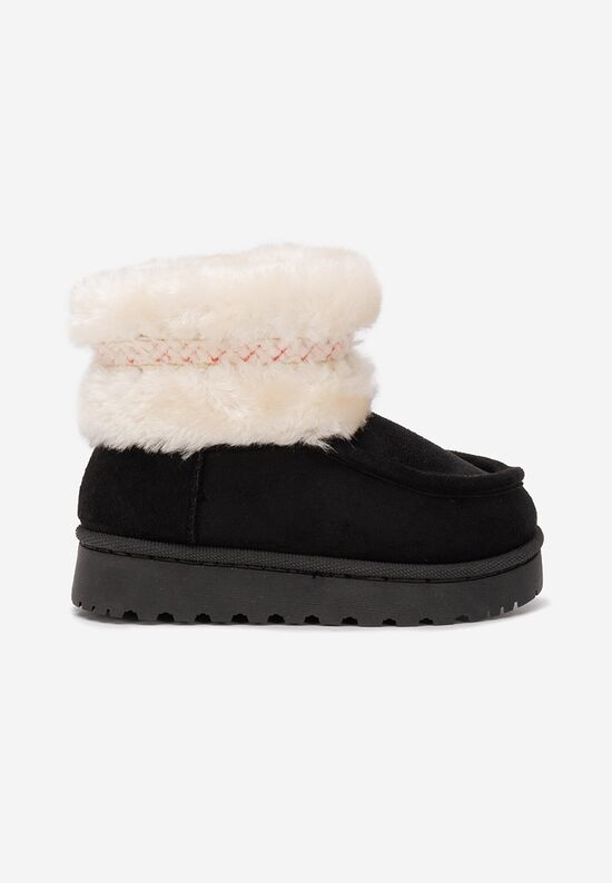 Κοριτσίστικες μποτάκια Karly μαύρα, Μέγεθος: 28- zapatos