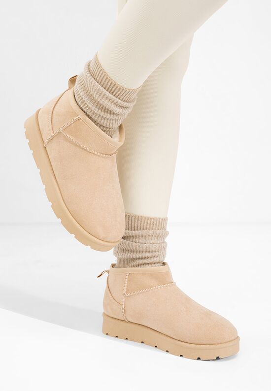 Μπότες τύπου UGG Avenira μπεζ, Μέγεθος: 37- zapatos