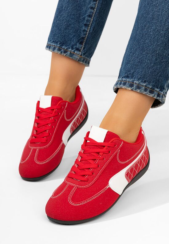 Sneakers γυναικεια Iaryana κοκκινο, Μέγεθος: 38- zapatos