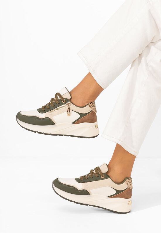 Sneakers με πλατφόρμα Ziania πρασινο, Μέγεθος: 36- zapatos