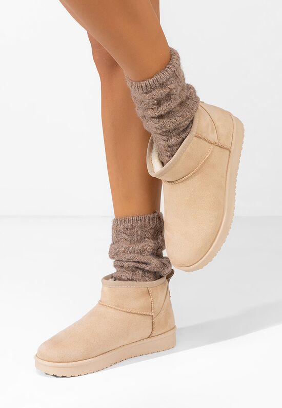 Χειμερινά Αρβυλάκια γυναικείες Andora μπεζ, Μέγεθος: 39- zapatos