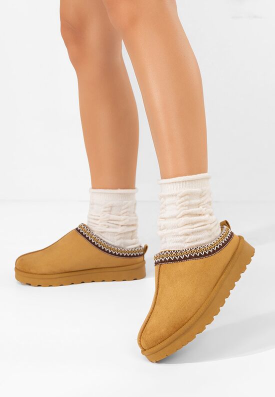 Mules γυναικεια Airene ταμπά, Μέγεθος: 39- zapatos